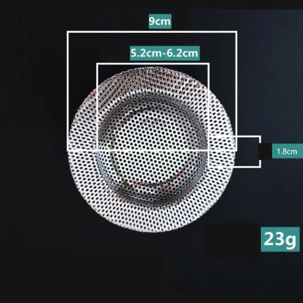 Water Sink Filters Sink Mesh Strainer Kitchen Tool Stainless Steel Bathroom Floor Drains Cover Shower Hair Catche Stopper Tools