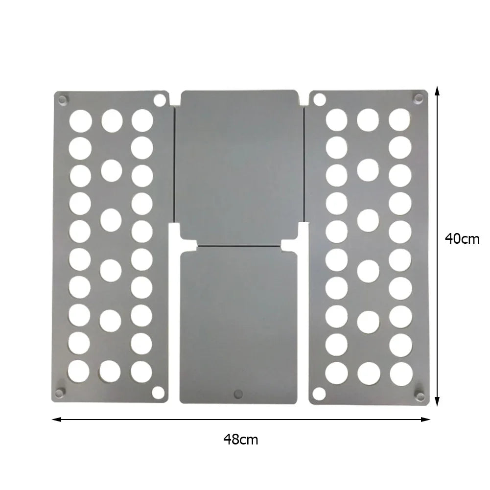 Plastic Folding Clothes Board Easy and Fast Kids Laundry Folder Folding Shirt Board Home Storage Tools for Quick Folding Clothes