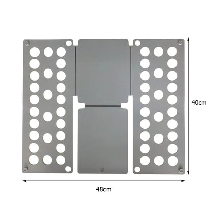 Plastic Folding Clothes Board Easy and Fast Kids Laundry Folder Folding Shirt Board Home Storage Tools for Quick Folding Clothes