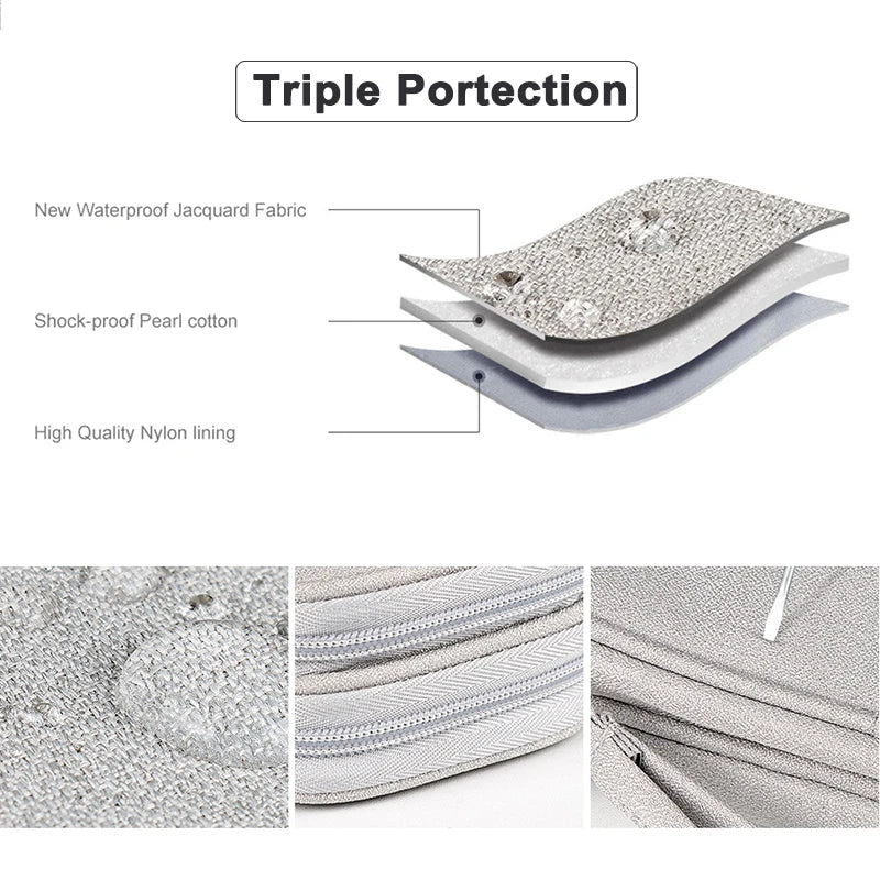 Waterproof Cable Storage Bag Digital Electronic Organizer Portable USB Data Line Charger Plug Storage Bag Travel Cable Organizer