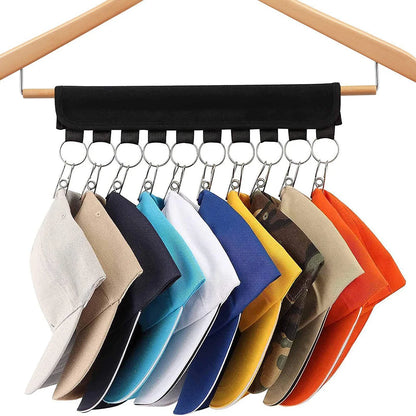 10-Clip Multifunctional Coat And Hat Clip Self-Adhesive Portable Home Perforation-Free Velcro Storage Clothes