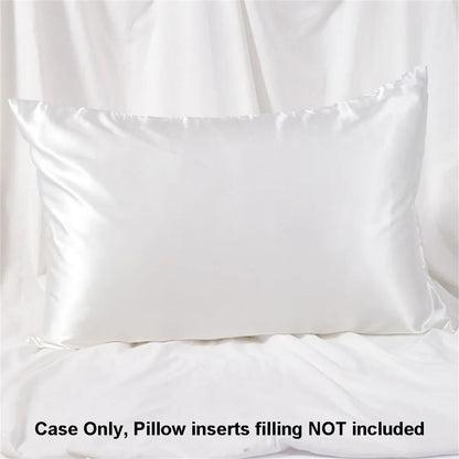 1pc Satin Pillowcase for Skin and Hair, Satin Pillow Cases Set of 1 Soft Breathable Smooth Cooling Pillow Covers for Sleeping