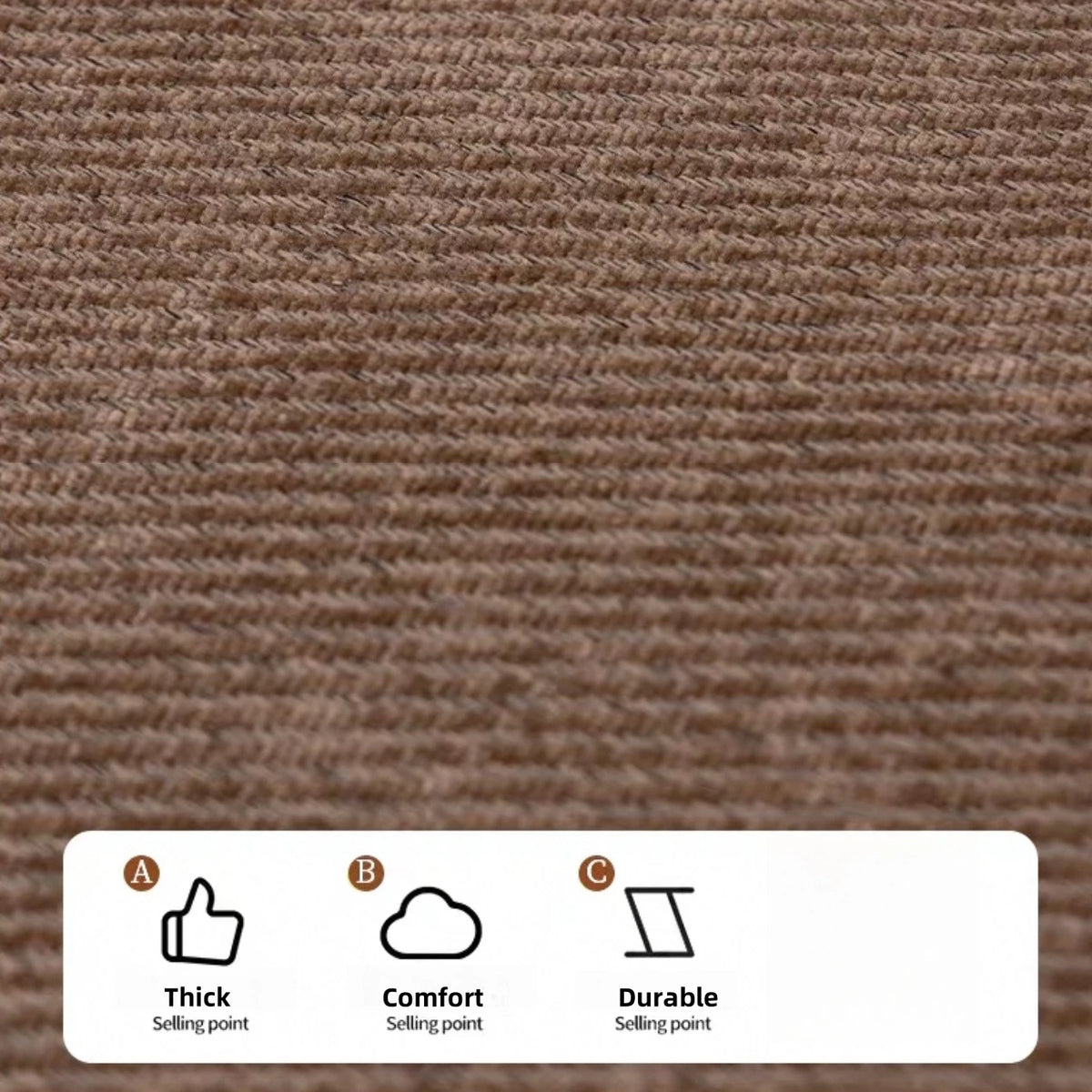 [Heavy Non-Slip Sofa Protector Classic] Luxurious Chenille Sofa Cover with Decorative Stitching - Thick, Sofa Towel