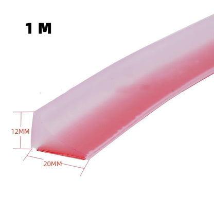 New Silicone Bathroom Water Stopper Dry Wet Separation Sealing Strips Self-adhesive Shower Drain Splash Prevention Water Dam
