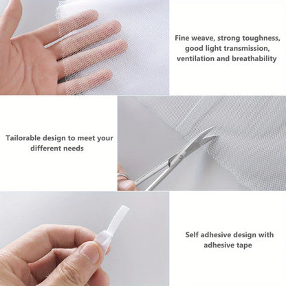 DIY Self-Adhesive Indoor Insect Fly Mosquito Window Screen Curtain Mosquito Netting Door Anti Mosquito Net Window Mesh Bug Net