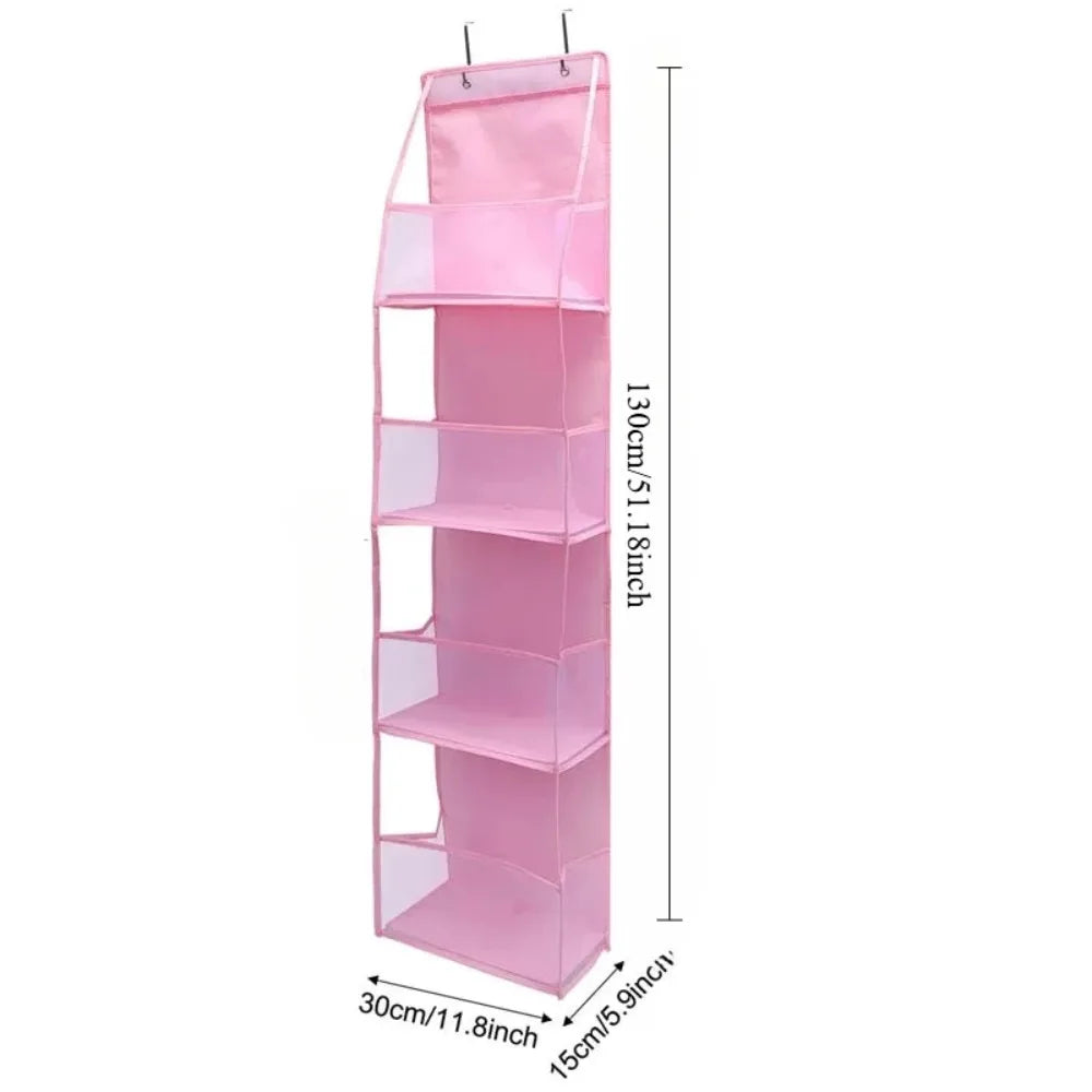 Multi-functional Fabric Hanging Bag for Behind the Door Multi-layer Storage Hanging Bag Miscellaneous Organizer Storage Hanging