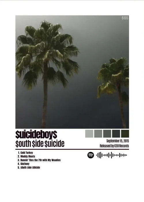 Classic Singer Suicideboy Posters Wall Art Canvas Paintings and Prints HD Pictures for Living Room Bedroom Home Decor Gifts