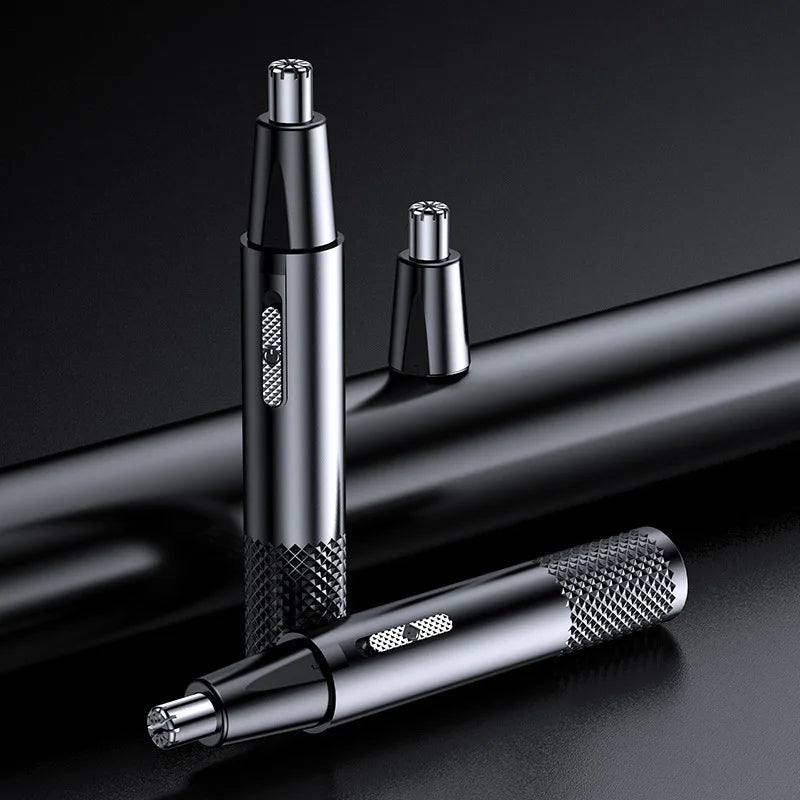 1pcProfessional Nose Hair Trimmer - Compact & Portable,USB Rechargeable Gentle on SkinWaterproof Blades for Easy Cleaning