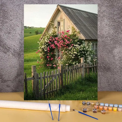 Diy Paint By Numbers Landscape Oil Painting Package For Adults Unique Gift Digital Picture Number Drawing On Canvas Home Decor