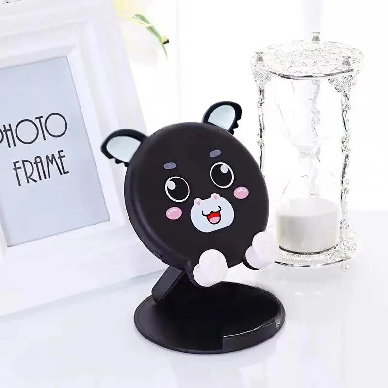 1PC New Cartoon Cute Phone Stand Folding Small Portable Multi Functional Adjustable Universal Tablet Stand Lazy God Tool