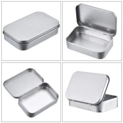 Mini Iron Box Storage Box Small Metal Jewelry Key Coin Metal Box Wedding Candy Storage Can Tobacco Small Iron Box