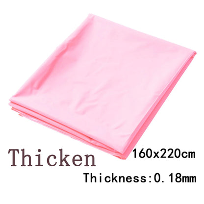 New Couple Game Waterproof Bed Sexy Sheet Waterproof PU Bed Sheet Oil Resistant SPA Mattress Black PVC Thick Bed Plastic Leather