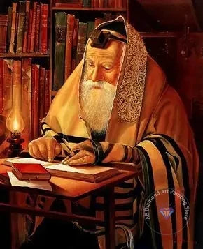 Jewish Rabbi Lubavitch AB Diamond Painting Kit 5D DIY Diamond Embroidery Cross Stitch Handmade Art Gift Crafts Home Decor