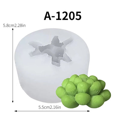Simulation succulent liquid silicone mold DIY candle fragrance resin drop mold cake creative mold