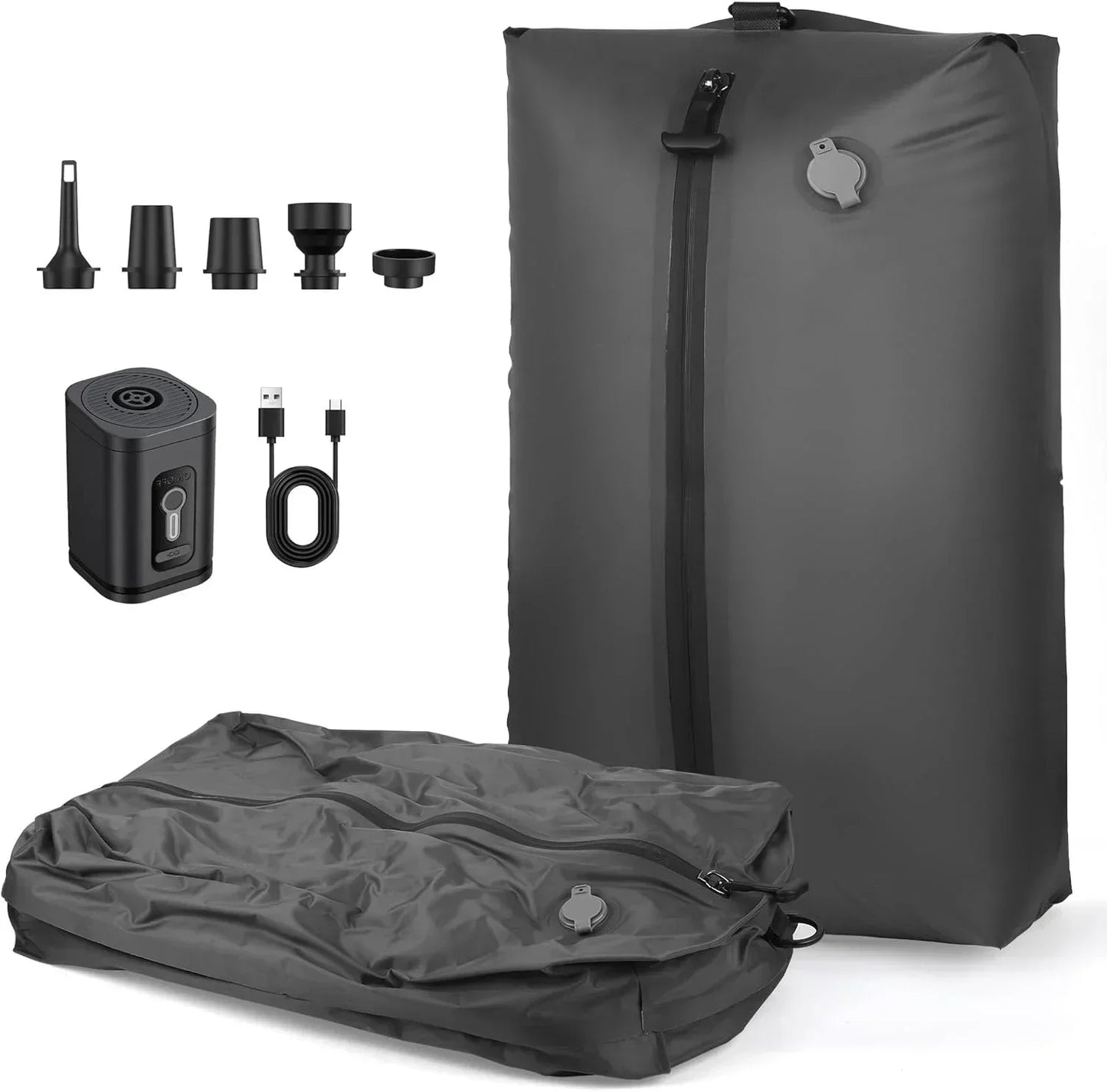 17L Vacuum Compression Bag with Air Pump Reusable Travel Clothing Storage Bag Compression Luggage Bag