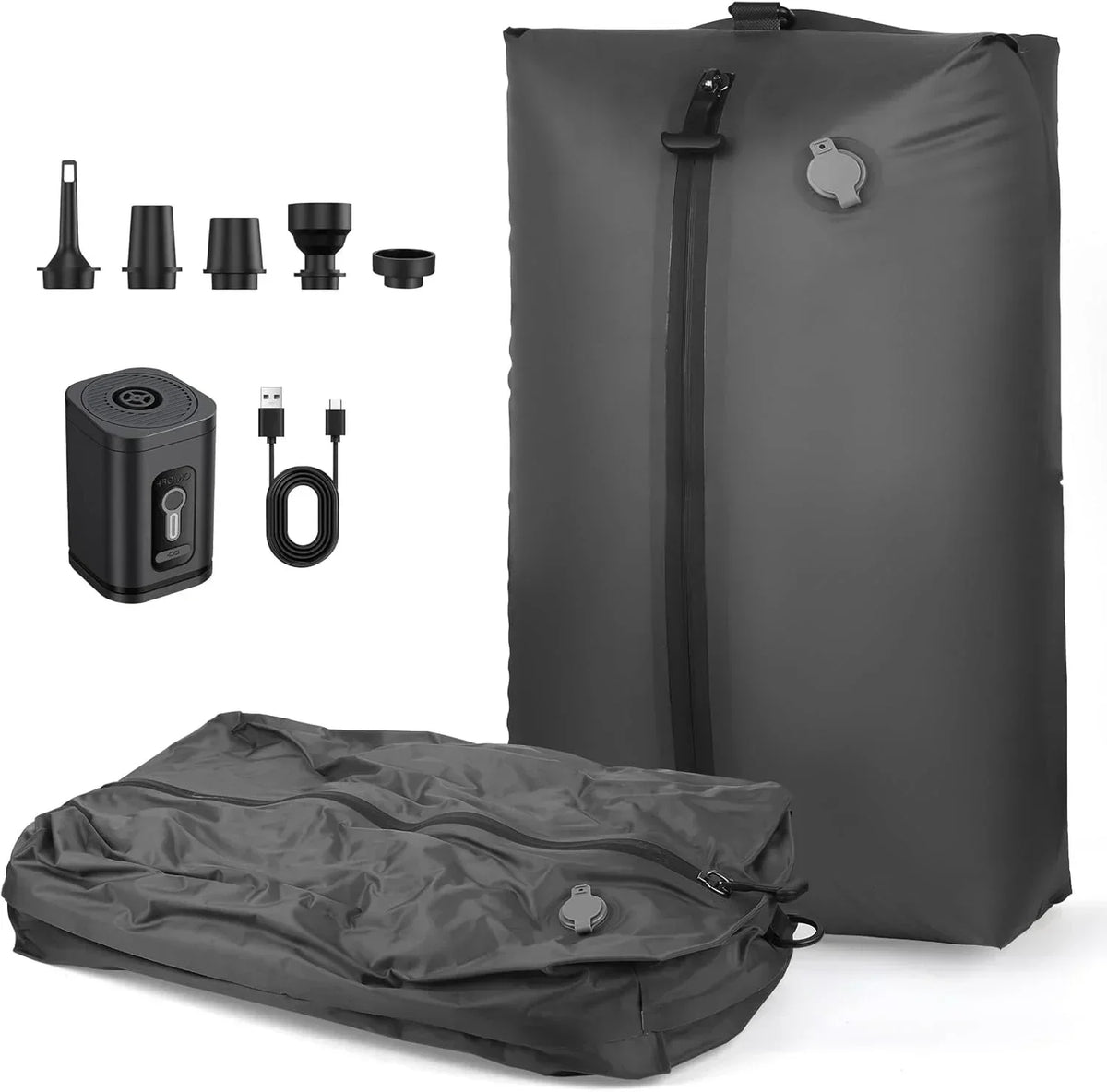 17L Vacuum Compression Bag with Air Pump Reusable Travel Clothing Storage Bag Compression Luggage Bag