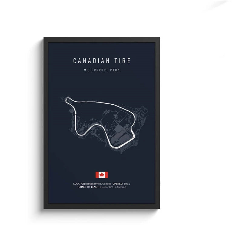 F1 Internationa Track Circuit Canvas Painting F1 Imola Wall Art Nordic Poster Aesthetic Motorsport Race Picture For Home Decor