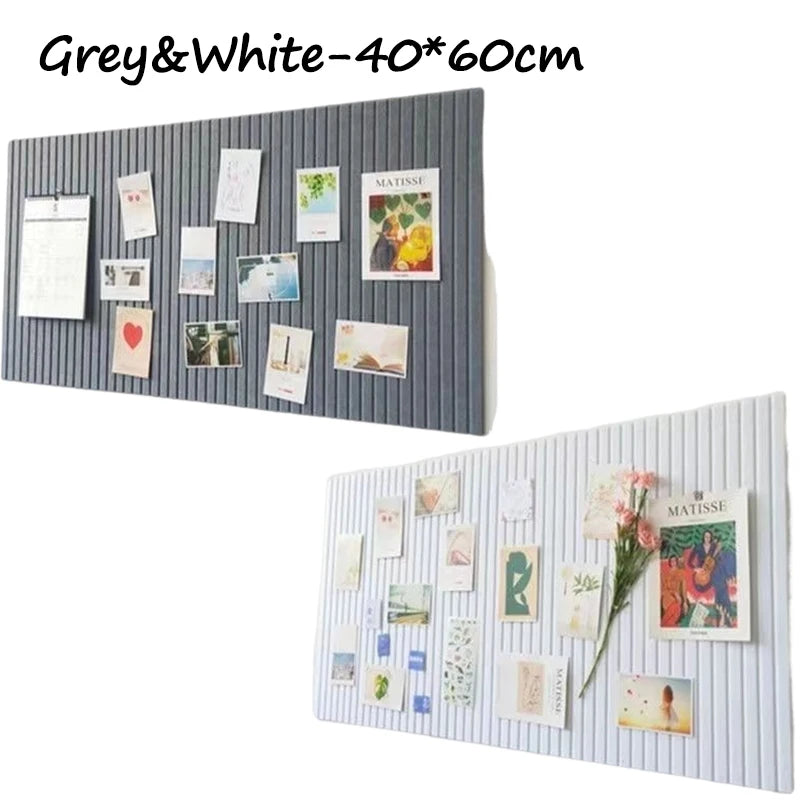 Felt Wall Sticker Kindergarten Work Display Board Simple Photo Wall School Office Classroom Background Wall Home Decor Nordic