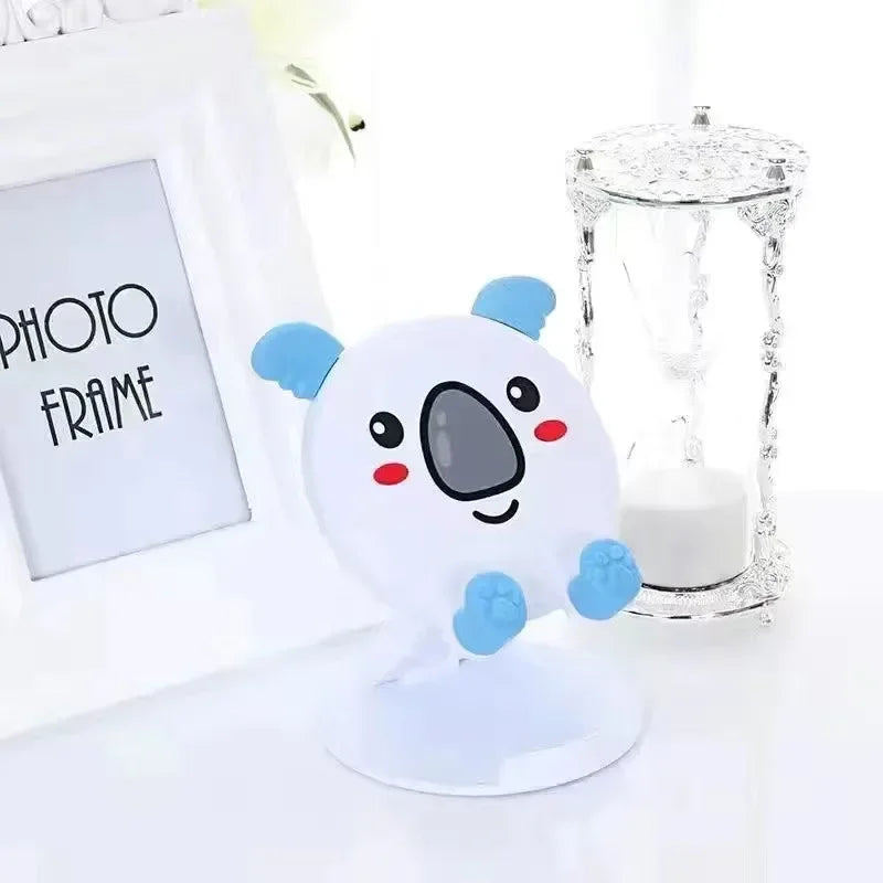 Portable Cartoon Mobile Phone Tablet Holder Desktop Bracket Universal Foldable Lifting Bracket Creative Cute Bracket For Phones