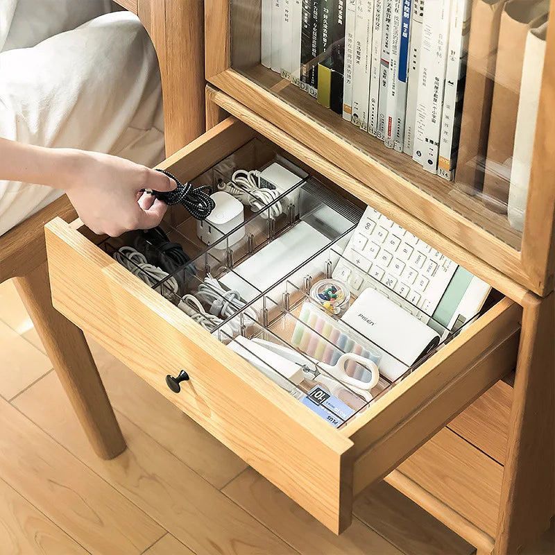 1PC Data Cable Storage Box Charging Cable Mobile Phone Charger Desktop Organizer Cable Management Tool with Cover Dustproof Box