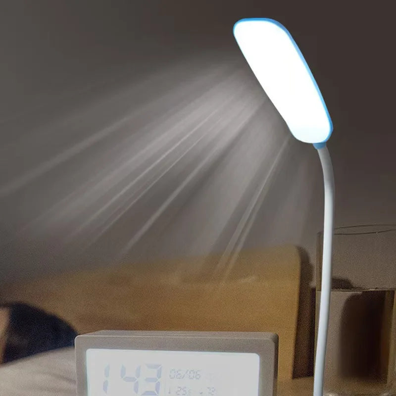 LED Desktop Desk Lamp USB Rechargeable Lighting Eye Protection Room Night Light Bedroom Bedside Student Reading Lamp