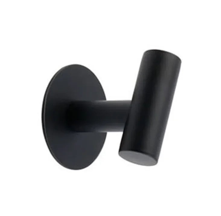 Stainless Steel Non-Perforated Bathrobe Hook, Towel Hook for Bathroom, Kitchen & Garage Clothes Hat Holder
