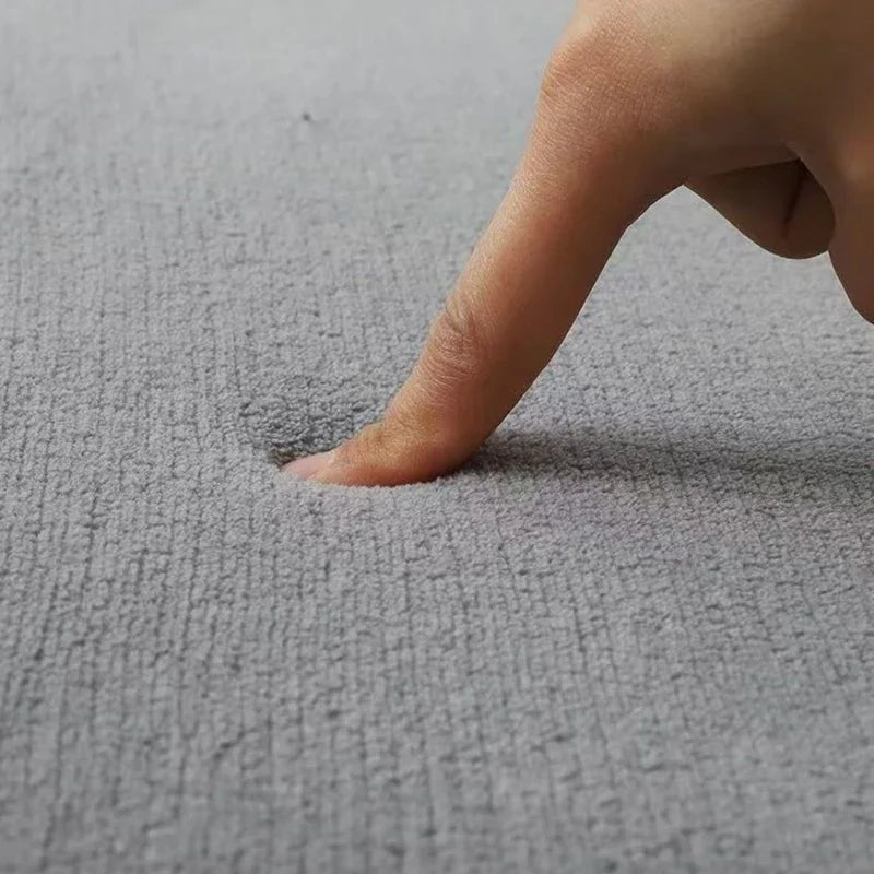 VIKAMA Modern Minimalist Living Room Rug Soft High-Resilience Bedroom Mat Children's Room Soundproof Carpet Home Decor