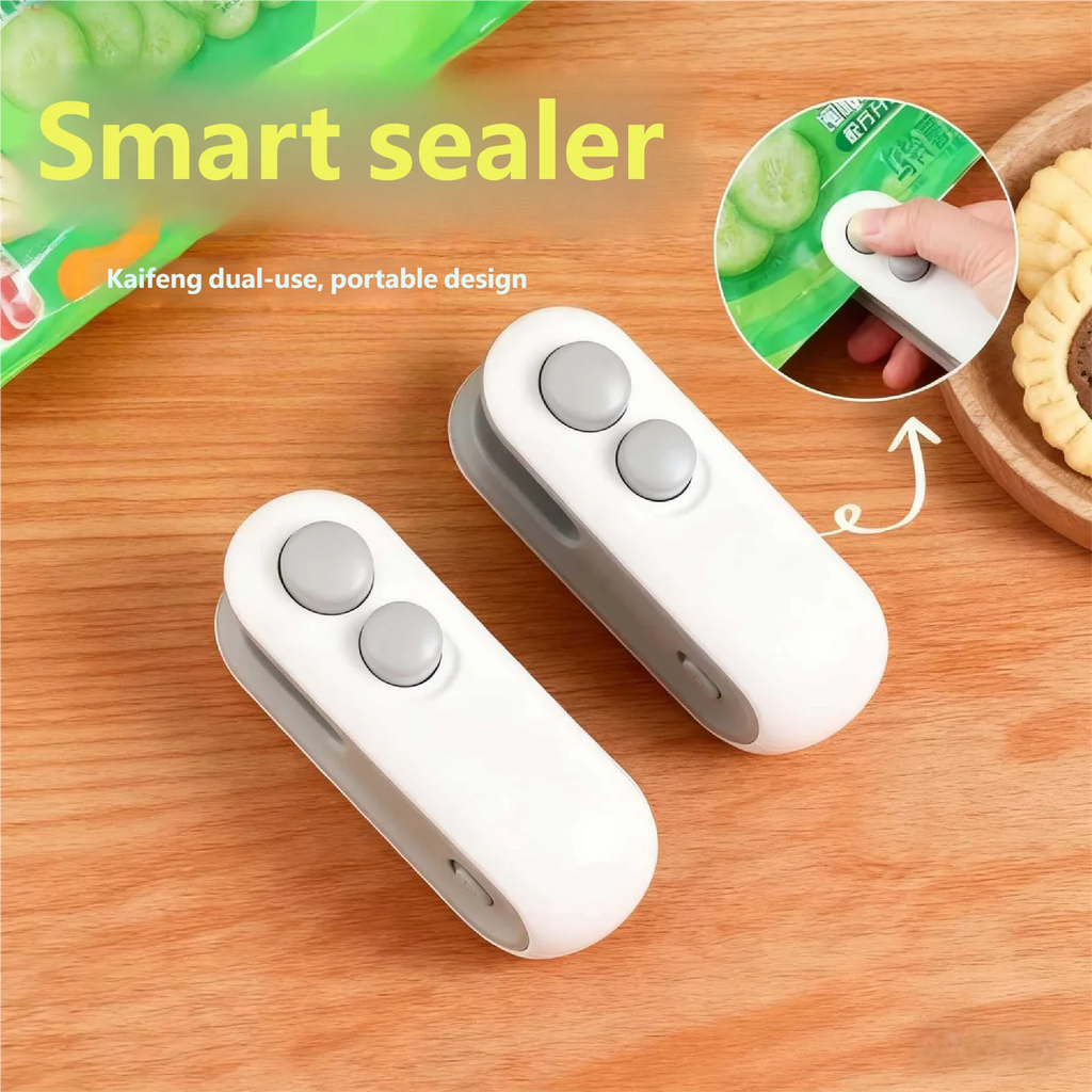Mini Sealing Machine USB Rechargable Heat Sealer Storage Bag Plastic Package Food Sealer Clip Bag Handheld Food Heat Sealer
