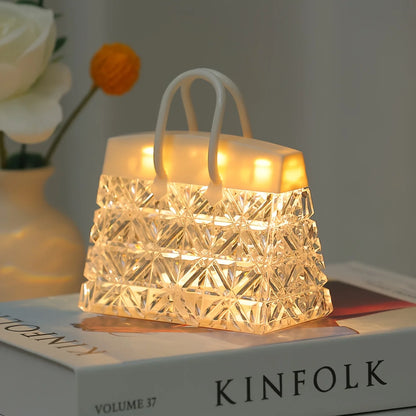 Interesting Handbag Shaped Table Lamp Shade Reading Living Room Bedroom Bathroom Home Decor Fashion Science Fiction Night Light