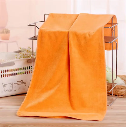 A big towel Beauty salon adult thickening large bath towels that soft absorb water do not shed hair multi-purpose micrmicrofiber