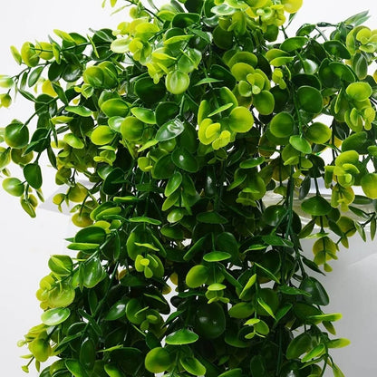 1Pcs Artificial 5Forks Rattan Eucalyptus Wall Hanging Simulation Greenery Fake Hanging Plants Vine Diy  Home Outdoor Decor Plant