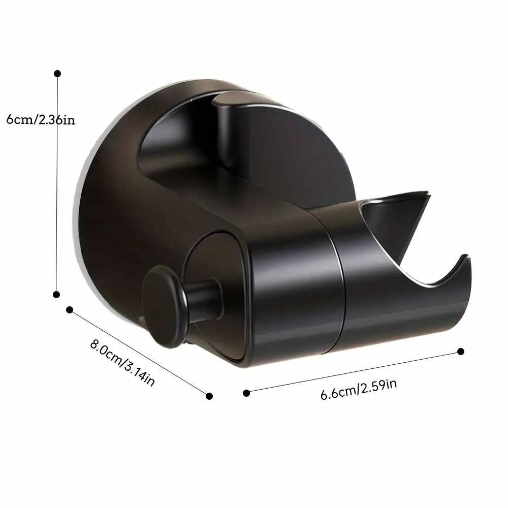 1Pc Universal Shower Head Holder Adjustable Strong Adhesive ABS Shower Brackets Suction Cup Wall Mount Waterproof Shower Base
