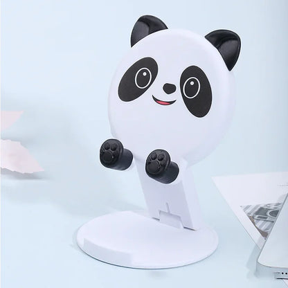 Portable Cartoon Mobile Phone Tablet Holder Desktop Bracket Universal Foldable Lifting Bracket Creative Cute Bracket For Phones