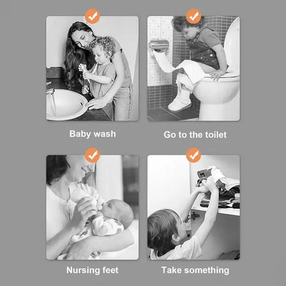 Toilet Squat Stool Non-slip Bathroom Potty Step Stool Ergonomic and Stable Squatting Stools Heavy Duty Potty Stool for Children