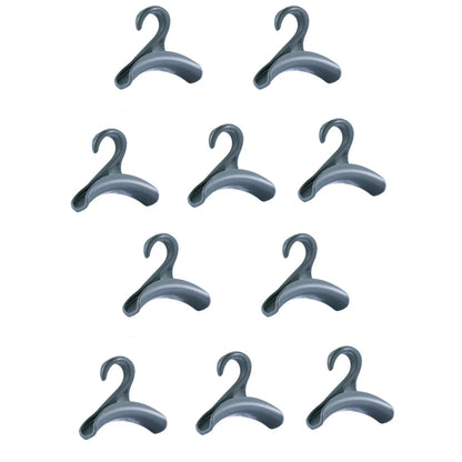 5pcs/set Arch Coat Rack Hook Bag Holder PP Material for Home Closet Storage Hat Scarf Shawl Purse Handbag Organizer Hooks