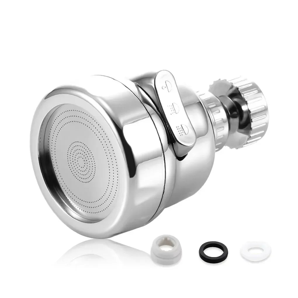 360 Degree Swivel Kitchen Faucet Aerator Adjustable Dual Mode Sprayer Filter Diffuser Water Saving Nozzle Faucet Connector