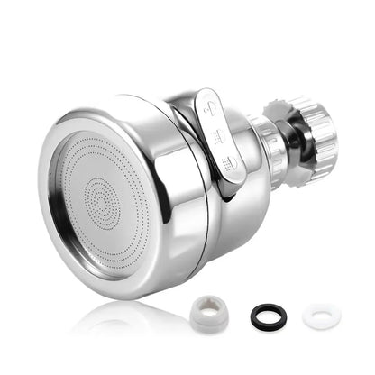 360 Degree Swivel Kitchen Faucet Aerator Adjustable Dual Mode Sprayer Filter Diffuser Water Saving Nozzle Faucet Connector