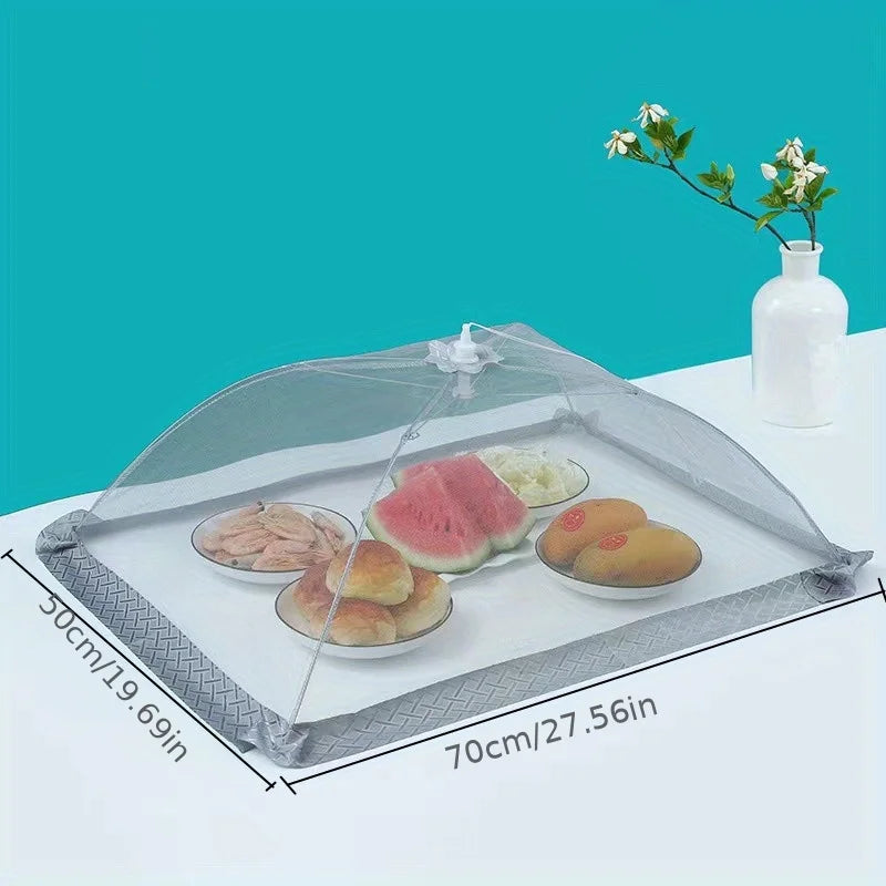 Food cover, vegetable cover, foldableable dining table cover, anti-fly rice cover, household dust cover, umbrella, summer square