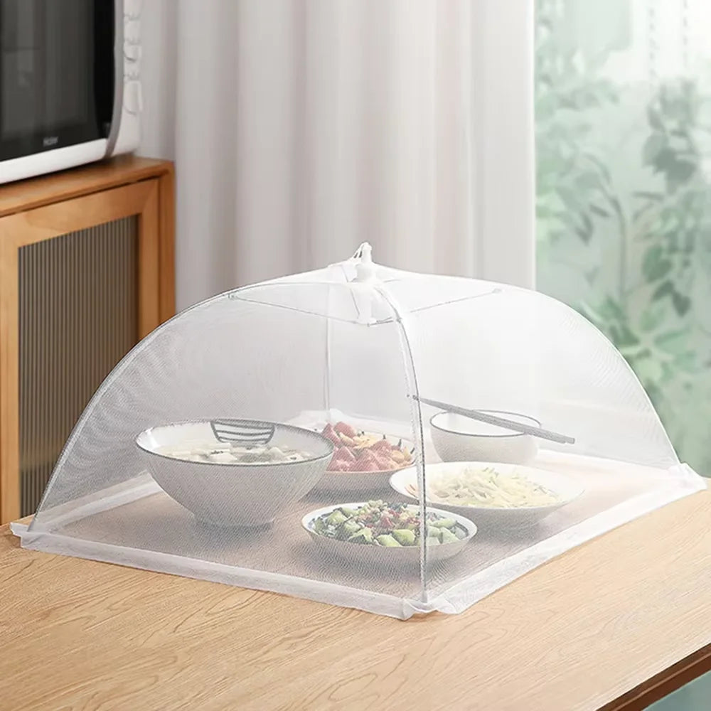 1PC Dining table cover vegetable cover home foldable table cover new dust and fly proof