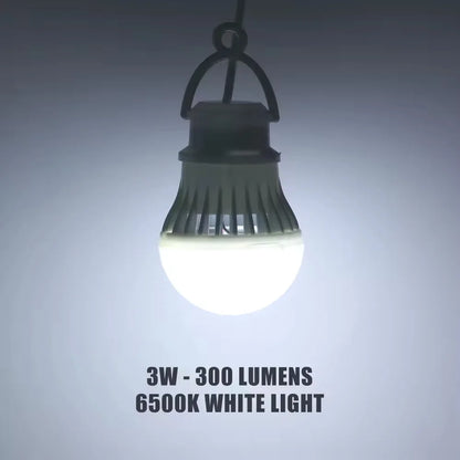 3W 5W 7W USB Lamp Bulb Portable Camping Lantern Lamp LED Power Reading Book Light For Outdoor Camping Tent Emergency Lighting