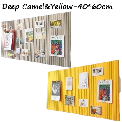 Felt Wall Sticker Kindergarten Work Display Board Simple Photo Wall School Office Classroom Background Wall Home Decor Nordic