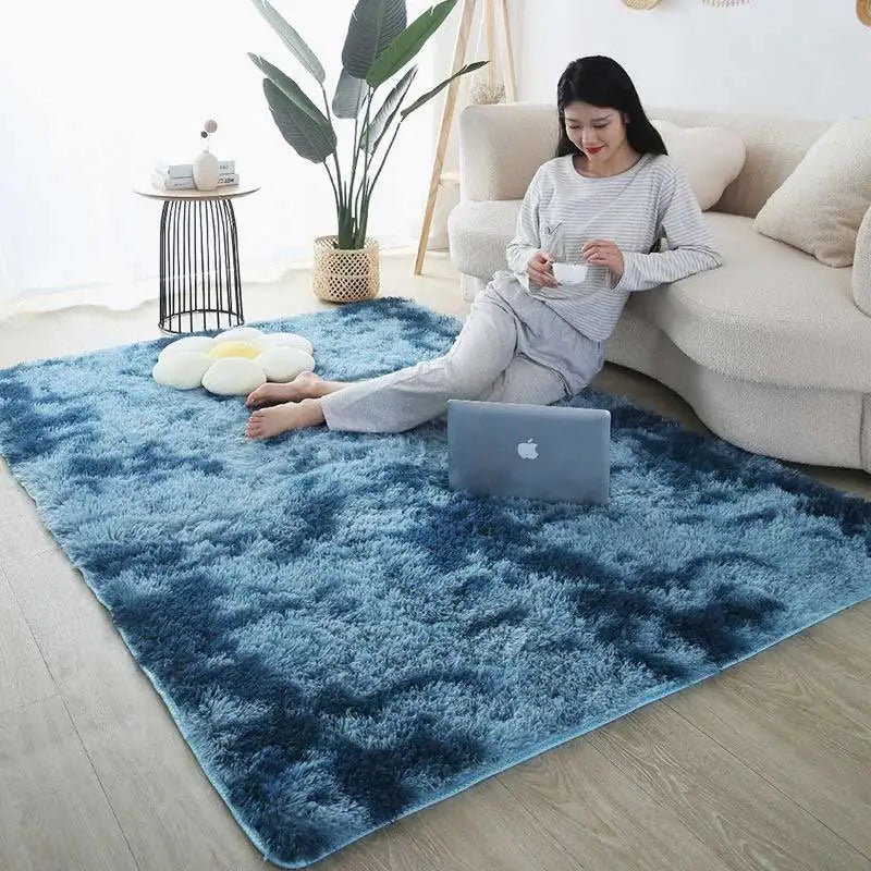 Fluffy  Carpet Living Room Plush Lounge Rug in The Bedroom Floor Mat Soft Velvet Carpets For Children Kids Decoration  ﻿