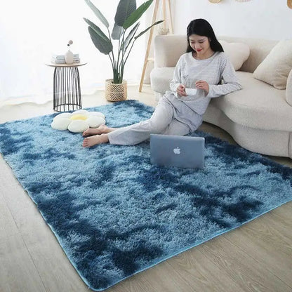 Fluffy  Carpet Living Room Plush Lounge Rug in The Bedroom Floor Mat Soft Velvet Carpets For Children Kids Decoration  ﻿