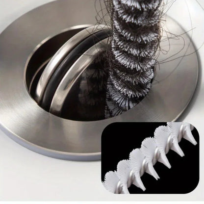 1Pcs Pipe Dredging Brush Flexible Bathroom Hair Sewer Sink Cleaning Brush Bendable for Home Kitchen Sink Bathroom Hair Sewer