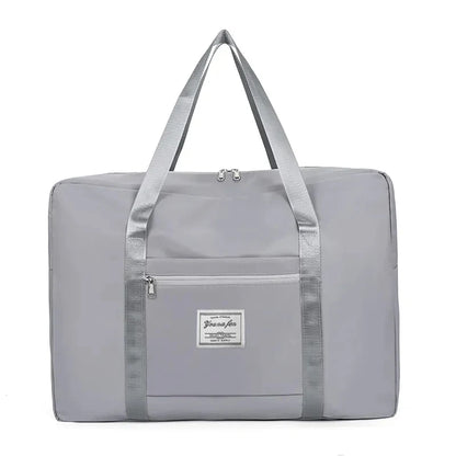 1pc Pink/Blue/Grey Travel Large Capacity Storage Bag Zipper Portable Sports Bag Versatile Gym Handbag Small, Medium, and Large