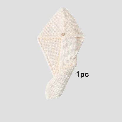 Solid Premium Microfiber Hair Head Towel Wrap For Women Quick-Drying, Super Absorbent Soft Microfiber Hair Turban Comfortable