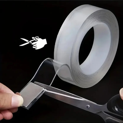 1/2/3/5M Nano Tape Tracsless Double Sided Tape Transparent No Trace Reusable Waterproof Adhesive Tape Cleanable Home