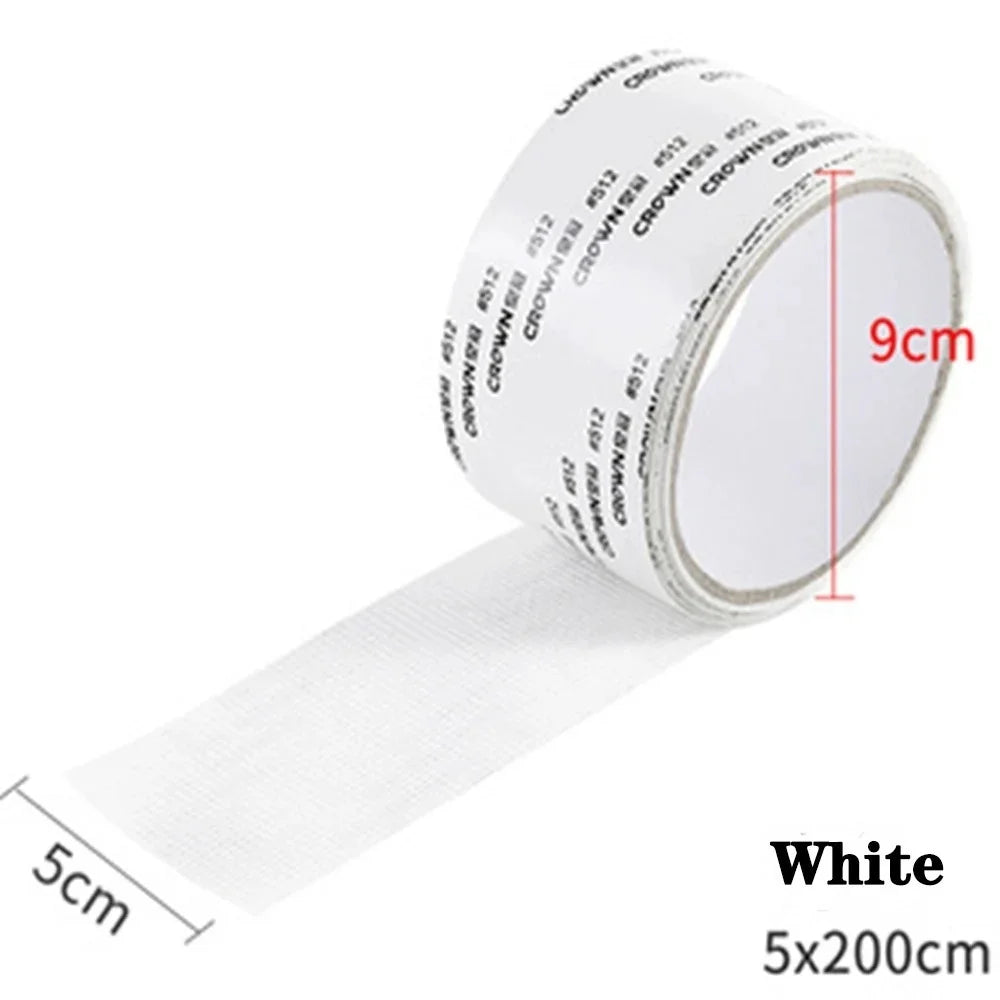 Strong Self Adhesive Mesh Tape Nets Window Screen Repair Tape Door Fix Patch Anti Insect Mosquitos Mesh Broken Holes Repairing