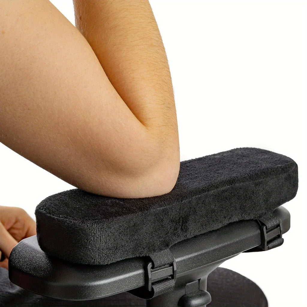 1pc Memory Foam Armrest Pads for Office Chair Elbow Support Cushion for Arm Pressure Relief,Universal Fit Covers for Desk Chairs