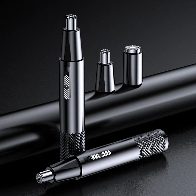 1pcProfessional Nose Hair Trimmer - Compact & Portable,USB Rechargeable Gentle on SkinWaterproof Blades for Easy Cleaning